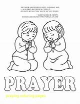 Prayer Praying Coloring Pages Child Children Clipart Drawing Jesus Lord Lords Hannah Bible Book Winn Because Printable Preschool Sheets Dixie sketch template