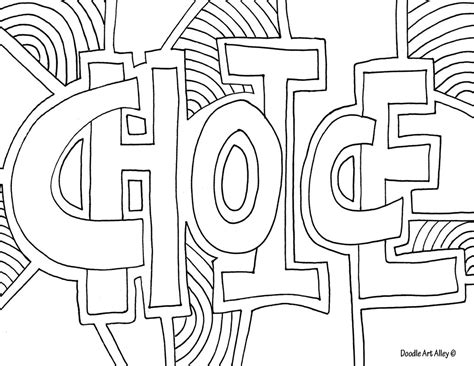 word coloring page art alley coloring home