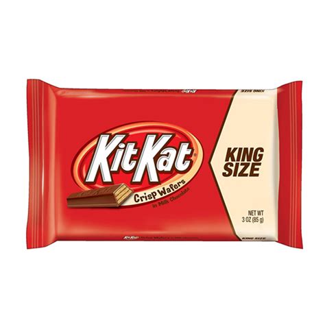 kit kat king size candy milk chocolate bars 3 oz 24 ea