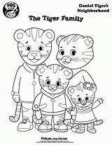 Coloring Daniel Tiger Pages Popular sketch template