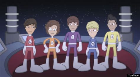 one direction turned into cartoon characters in the