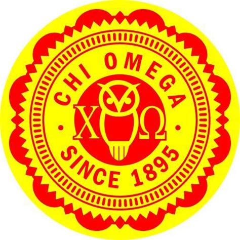 chi omega  sorority seal bumper sticker sale  greek gear