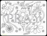 Coloring Prayer Pages Pray Bible Praying Lds Adults Printable Colouring Color Adult Georgia Verse Forgiveness Keeffe Child Doodle Kids Sheets sketch template
