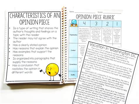easy ways  introduce opinion writing thrifty   grade