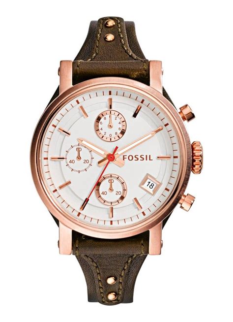 fossil horloge original boyfriend es de bijenkorf fossil watches women brown leather