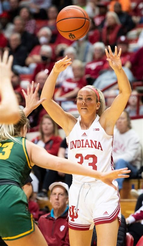 Indiana Basketballs Sydney Parrish Shes A Baller Sports