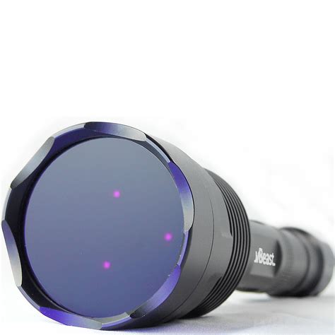uvbeast black light uv flashlight  nm filtered ultraviolet