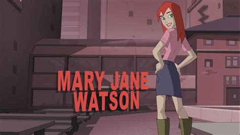 mary jane watson  spectacular spider man marvel animated universe wiki