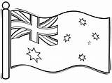 Australia Coloring Flag Pages Boomerang Pattern Country Own Fun These Ws sketch template