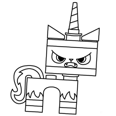 dr fox  unikitty coloring page  printable coloring pages