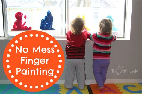 mess finger painting  crazy craft lady