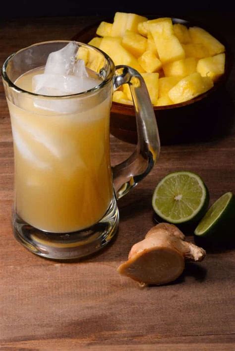 liberian pineapple ginger beer international cuisine