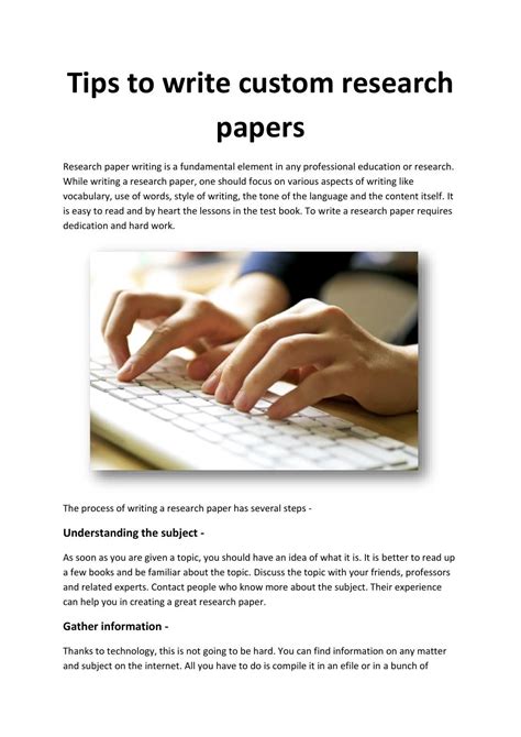 tips  write custom research papers  papers stock issuu