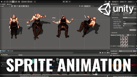 creating  animated sprites unity tutorial  animation unity reverasite