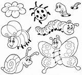 Colorat Insecte Planse Fise Copii sketch template