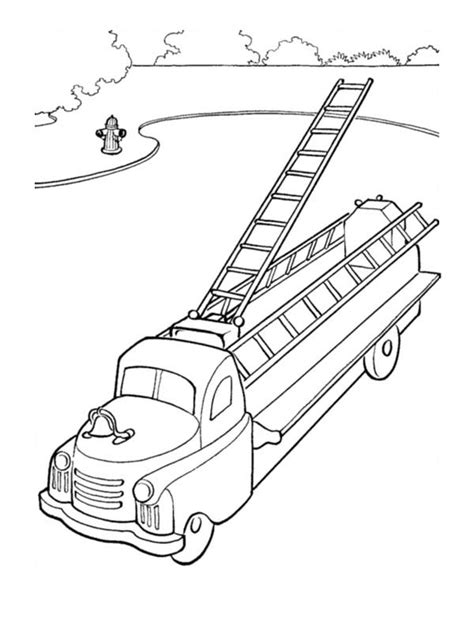 ladder truck coloring pages coloring coloring pages