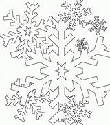 Coloring Snowflake Pages Kids Popular Adults sketch template