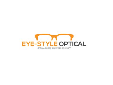 colorful bold optical logo design  eye style optical   design