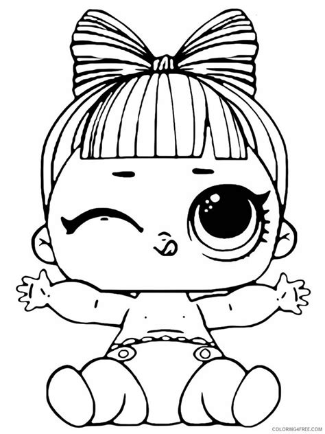 baby lol surprise coloring pages  girls printable