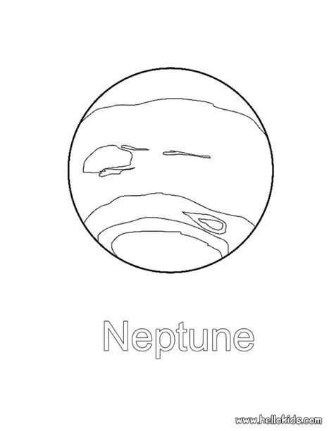 neptune coloring page educacion  tips pinterest planets solar