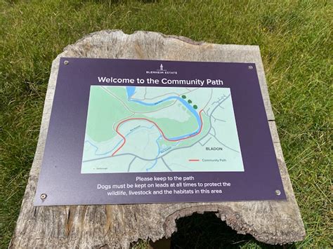 long hanborough  bladon community path red kite days