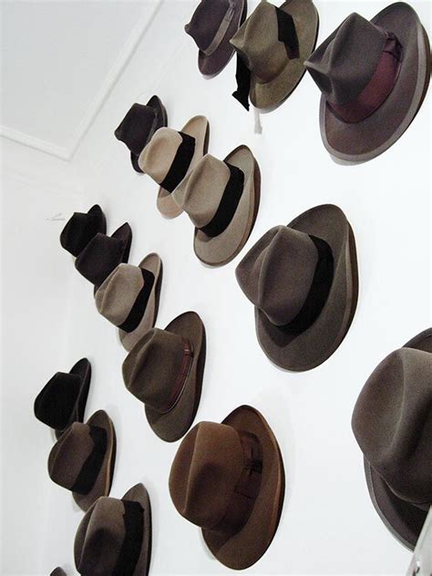 cool men s hat wall display using push pins hats for
