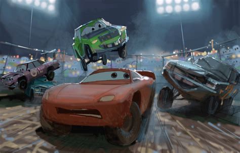 exclusive pixar animators  technical revealing  cars  revs