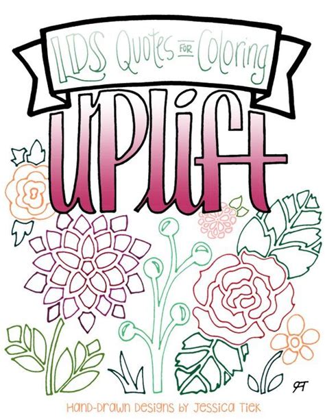 lds quotes  coloring uplift  pgs  age coloring pages mormon