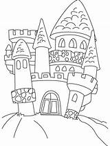 Castle Coloring Pages Disney Drawing Kids Old Medieval Printable Cartoon Candy Clipart Animals Hogwarts Getdrawings Walt Library Getcolorings Color Print sketch template