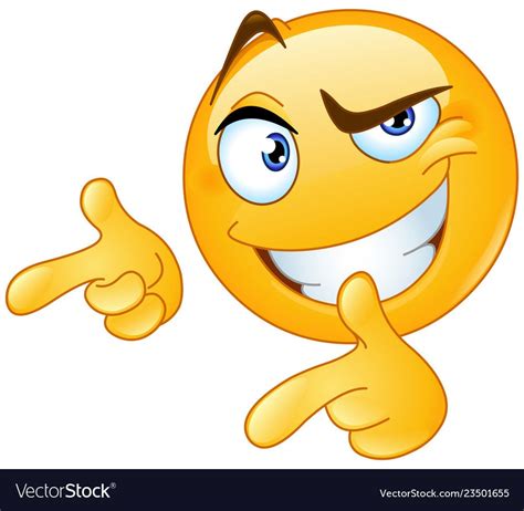 thumbs  pointing fingers emoticon vector image  vectorstock