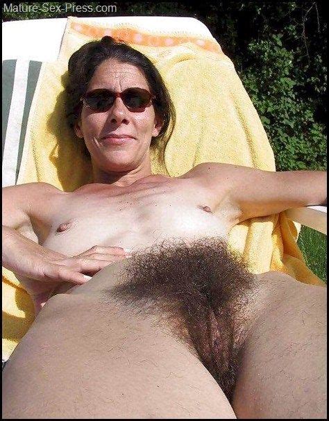 Very Hairy Mature Nude
