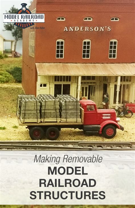 How To Make Removeable Model Railroad Structures Modelrailroadacademy