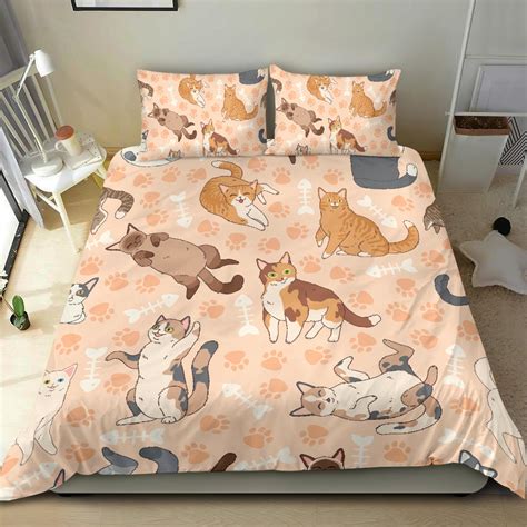 lovely cats bedding set cute cat nation