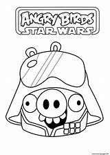 Pig Stormtrooper Wars Angry Coloring Soldier Birds Star Pages Printable sketch template