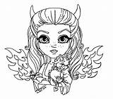 Jade Dragonne Coloriages sketch template