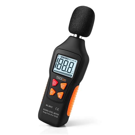 tacklife digital sound level meter decibel meter  dba range  sound simulation