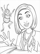 Pages Coloring Bee Movie sketch template
