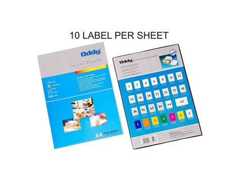 odday st  label  sheet  sheets