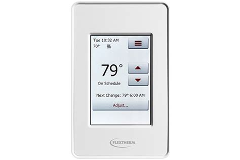 flextherm thermostat concerto programmable  ecran tactile  avec ddft flp ga