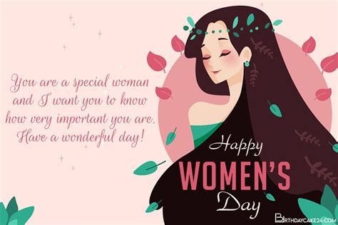 create beautiful custom international women s day cards online