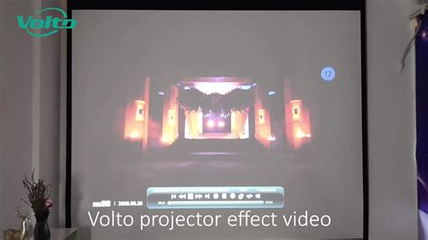 volto projector hot selling built  battery smart white home theater  home  projectors
