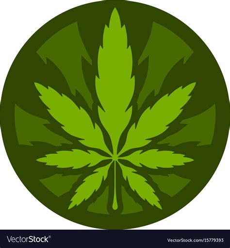 marijuana pot weed leaf royalty  vector image