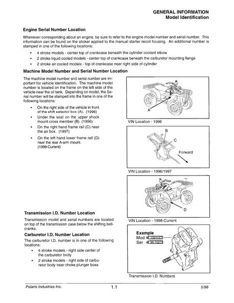 polaris xplorer  service repair manual