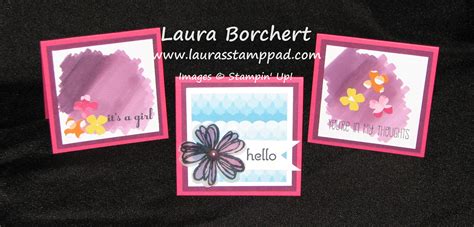 flower fun mini cards lauras stamp padlauras stamp pad