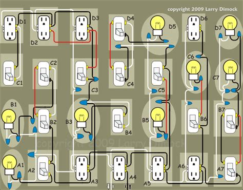home electrical circuit layout wiring diagram  schematics