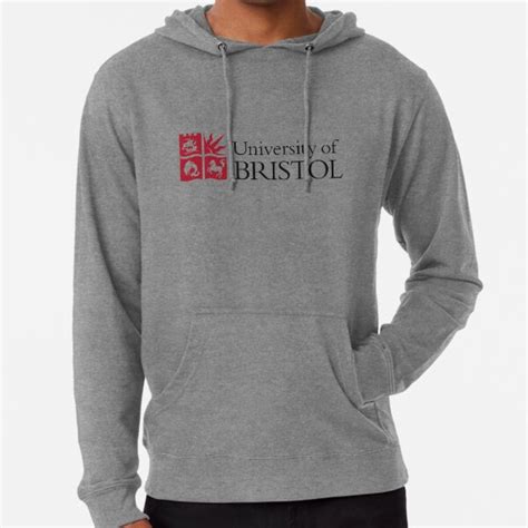 university  bristol logo lightweight hoodie  sale  kateschageman redbubble