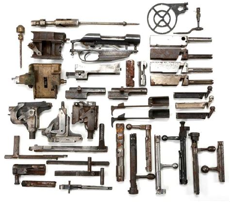 firearm bolt  action machine gun parts lot