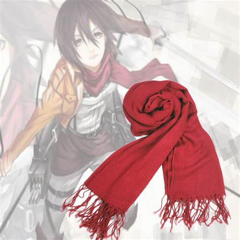 Attack On Titan Mikasa Ackerman Cosplay Scarf For Sale Flickr