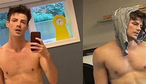The Flashs Grant Gustin Shows Off New Buff Body After 7 Months Of Hard