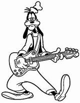 Coloring Guitar Pages Gif Clipart Goofy Playing 1563 1203 Library sketch template
